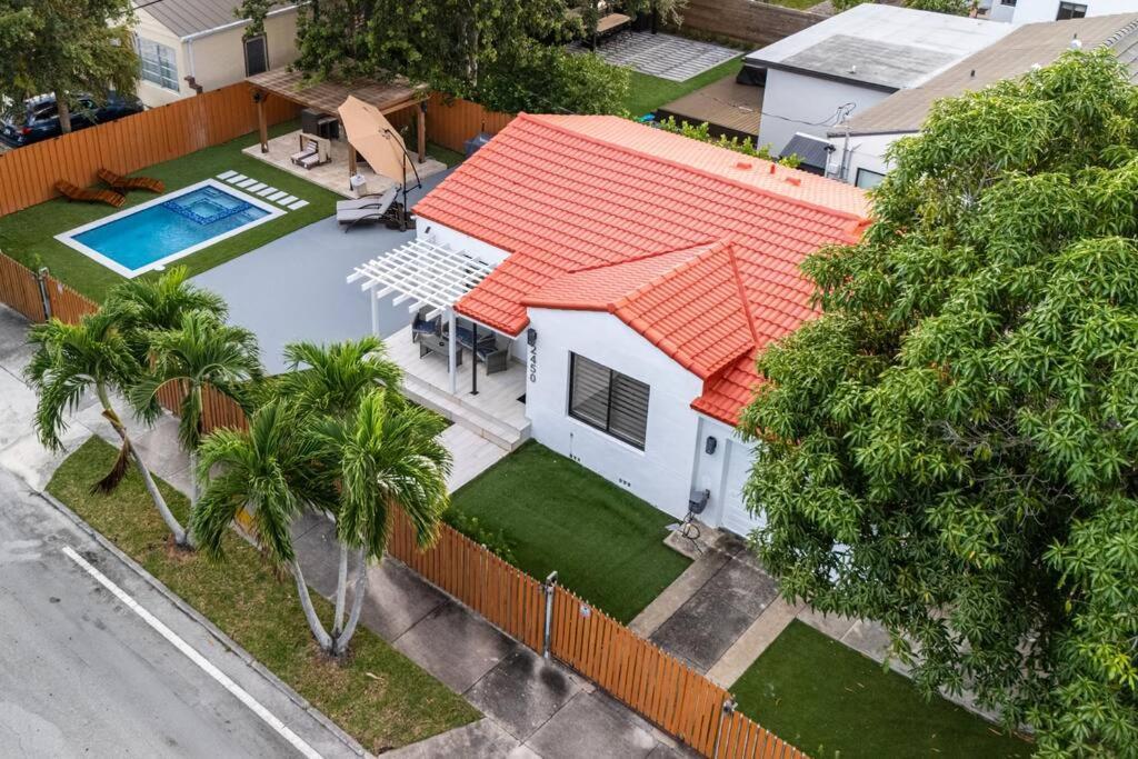 迈阿密Luxury Retreat 3B ,2Ba Pool , Coral Gables Center别墅 外观 照片