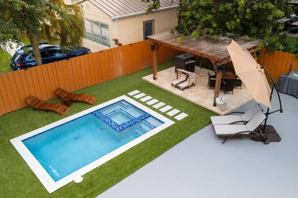 迈阿密Luxury Retreat 3B ,2Ba Pool , Coral Gables Center别墅 外观 照片