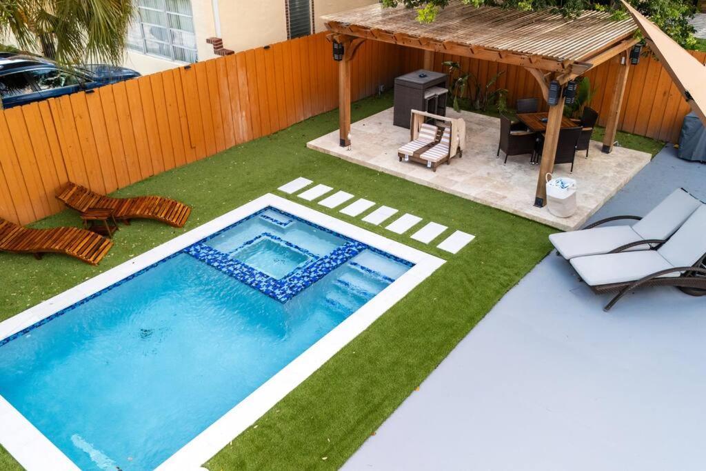 迈阿密Luxury Retreat 3B ,2Ba Pool , Coral Gables Center别墅 外观 照片