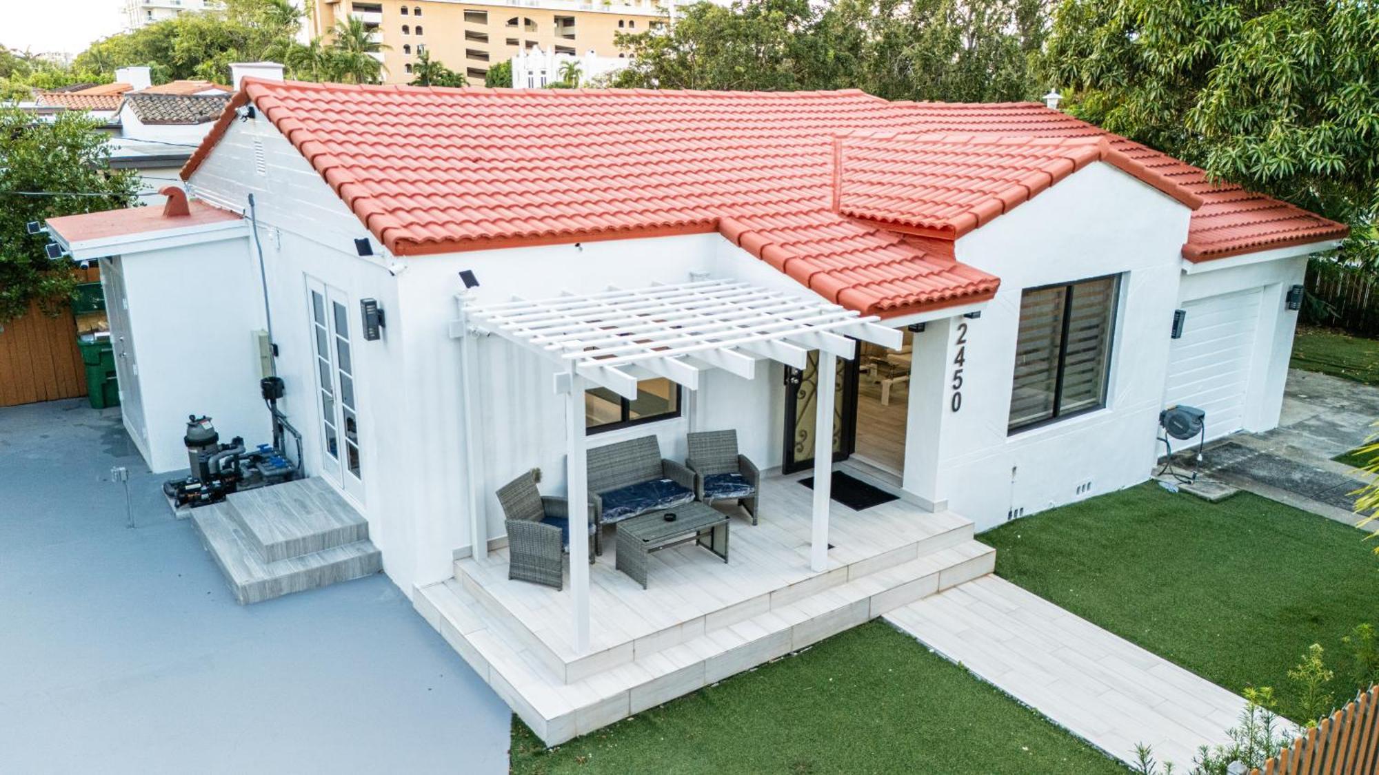 迈阿密Luxury Retreat 3B ,2Ba Pool , Coral Gables Center别墅 外观 照片